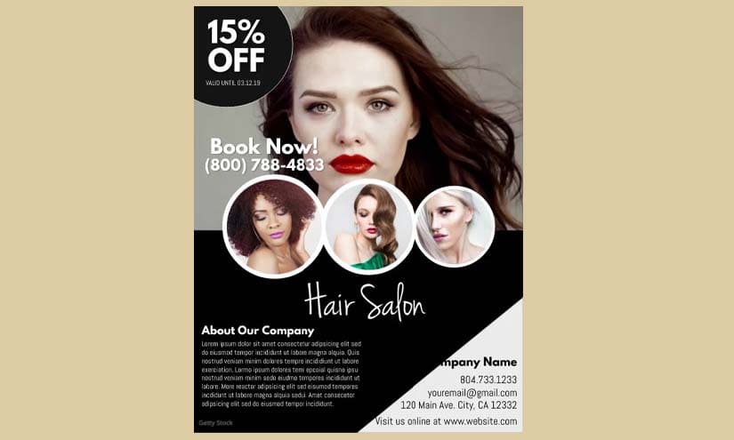Beauty Salon Flyer Design Ideas