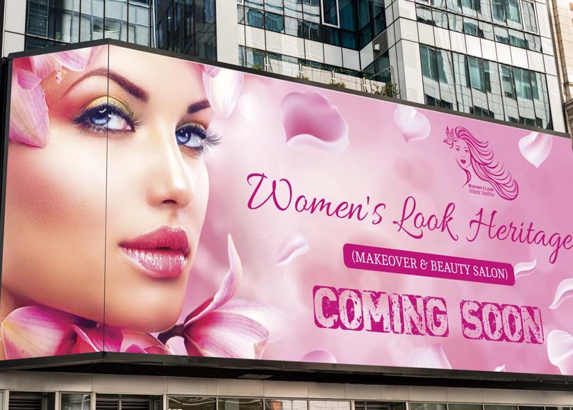 Beauty Salon Billboard Design Ideas