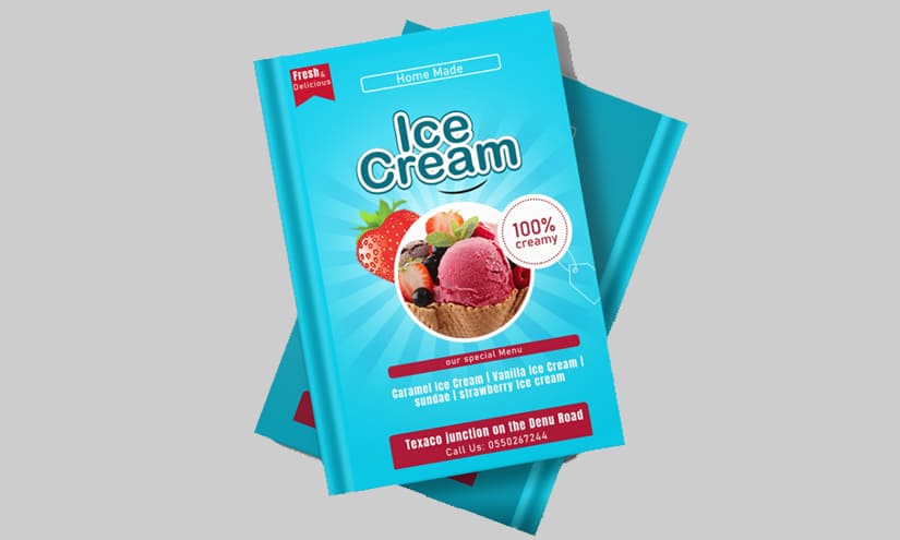 Ice-cream Truck Poster Design Ideas