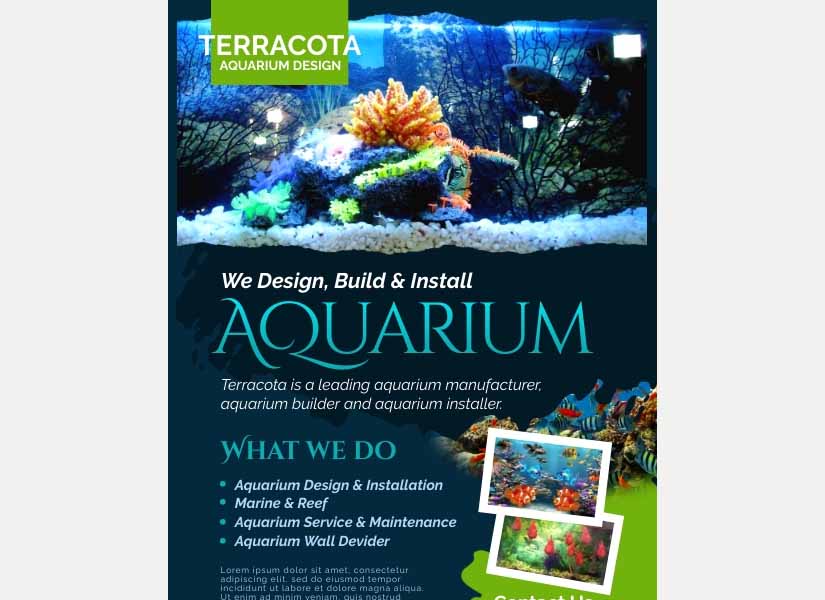 Aquarium Poster Design Ideas