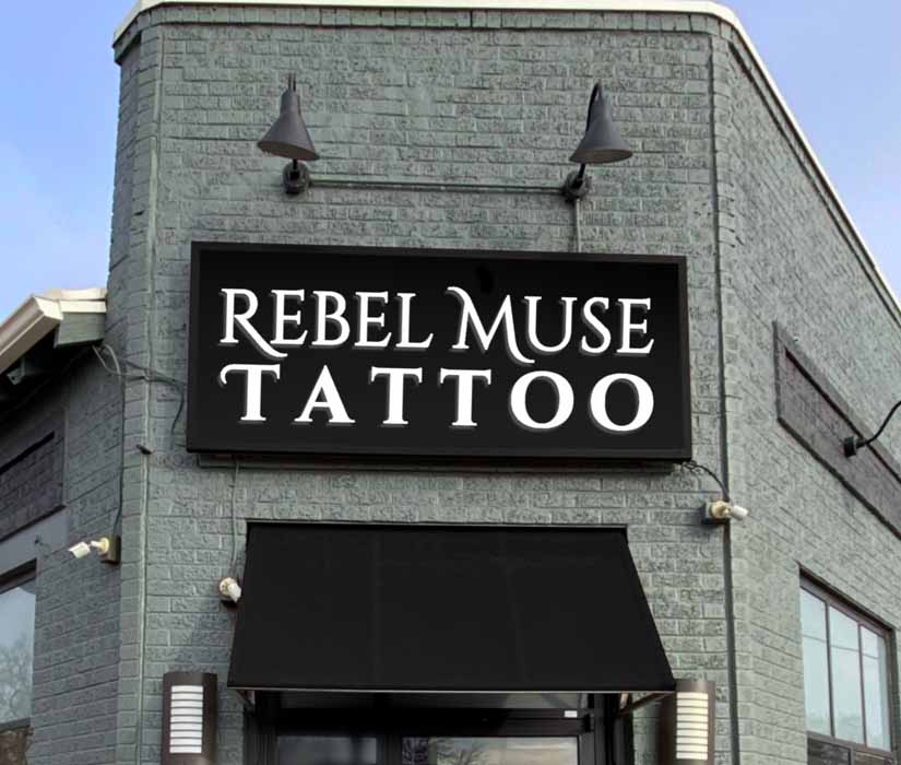 Tattoo Shop Signage Design Ideas
