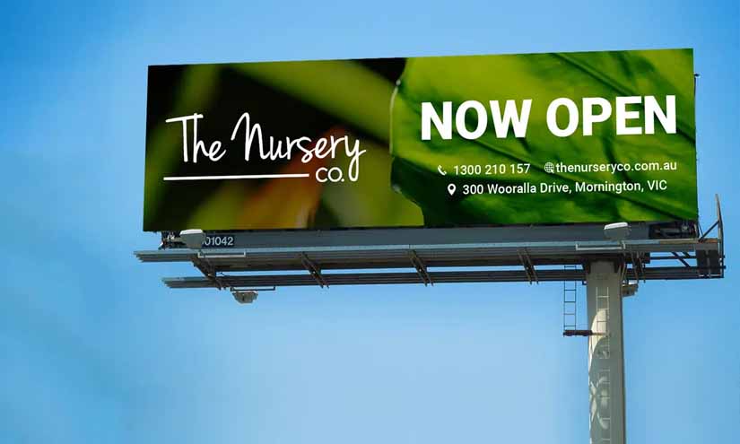 Ornamental Plant Nursery Billboard Design ideas
