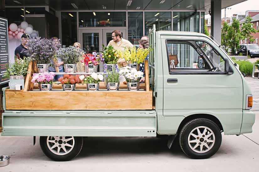 Flower Shop Vehicle Design Ideas