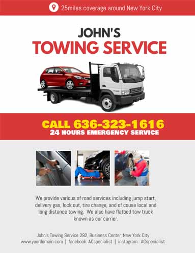 Tow truck service