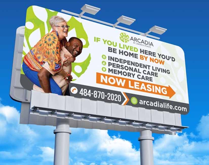 Elderly & Senior Care Billboard Design Ideas