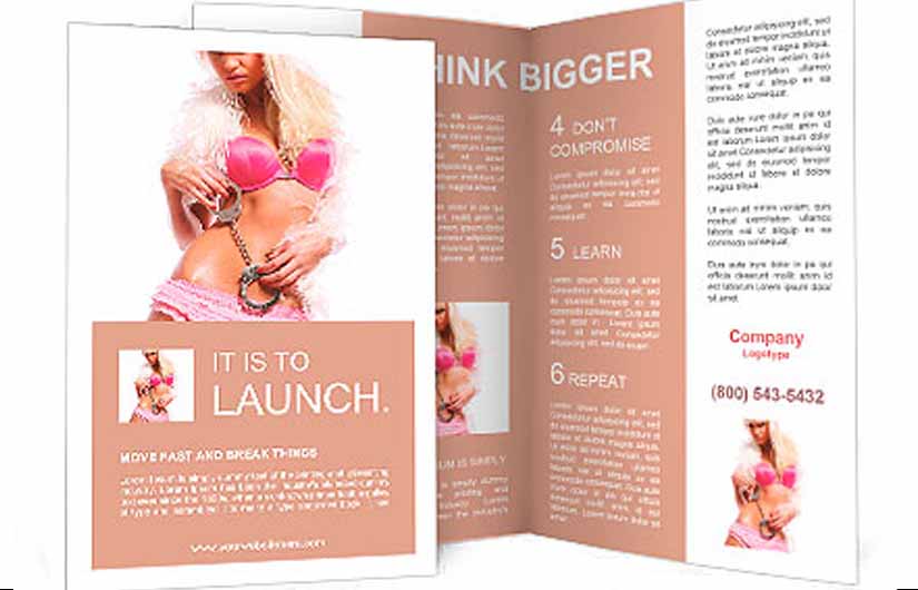 Lingerie Business Brochure Design Ideas