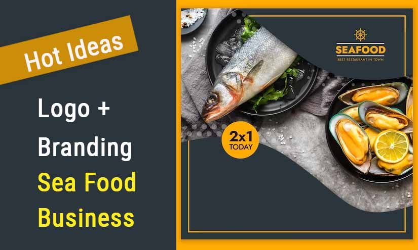 Sea Food Business Logo, Branding Ideas