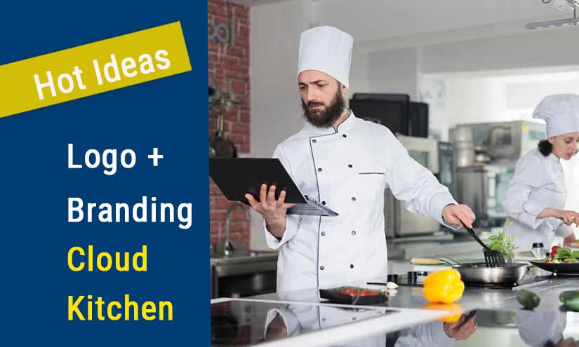 Cloud Kitchen Logo, Branding & Digital Marketing Ideas