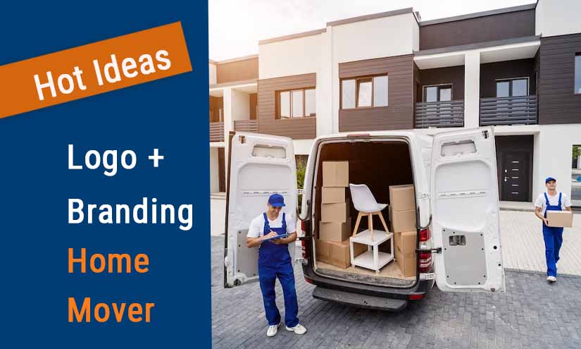 Home Mover Business Logo, Branding & Digital Marketing Ideas