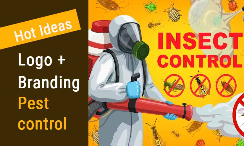 Pest Control Logo, Branding & Digital Marketing Ideas