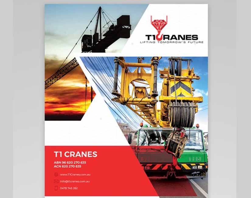 Crane Business Flyer Design Ideas