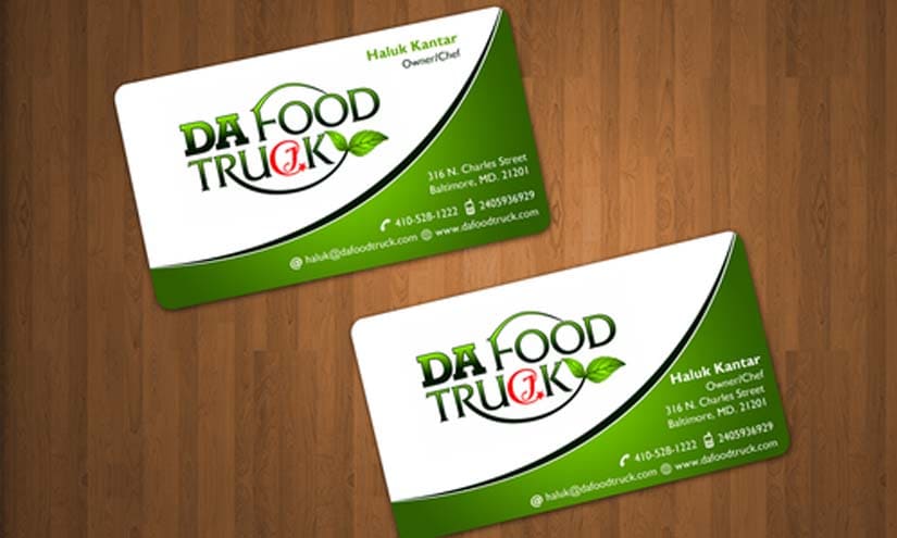 Food Truck Business Stationary Design