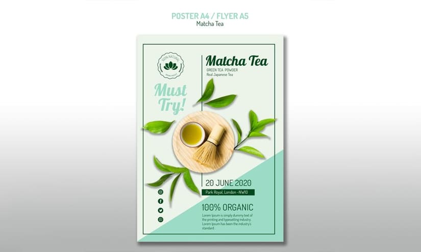 Herbal Tea Poster Design Ideas