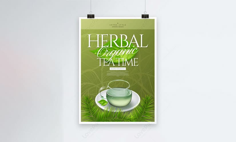 Herbal Tea Poster Design Ideas
