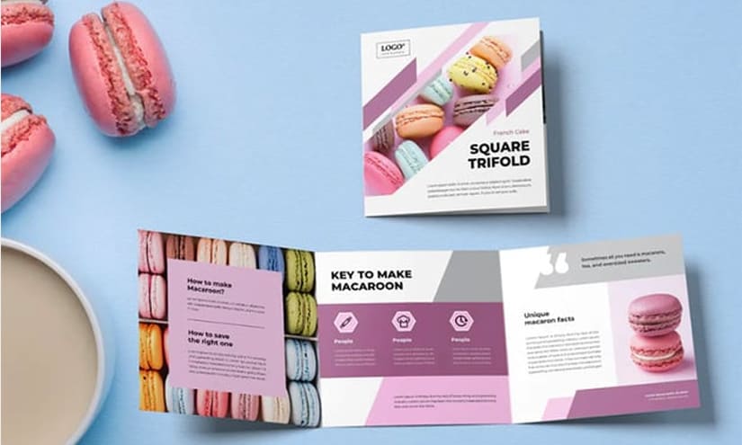 Homemade Snacks & Cookies Brochure Design Ideas