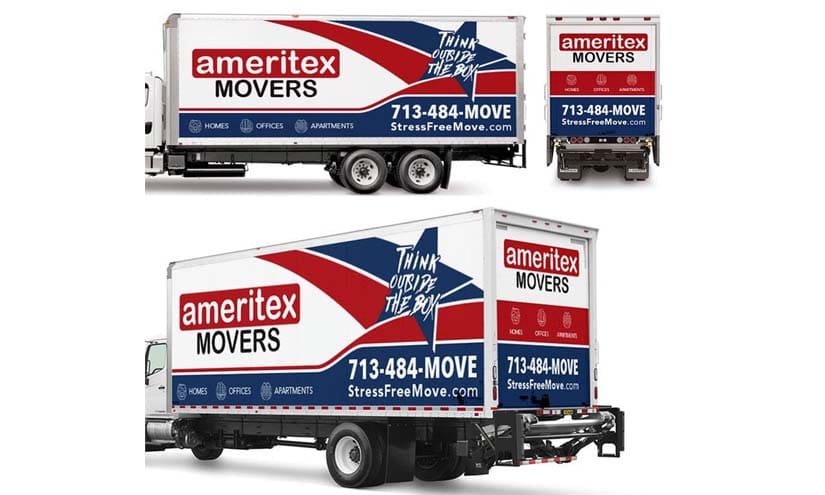 Home Mover Business Vehicle Sticker Design Ideas