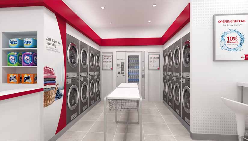 Laundry Business Interior Design Ideas