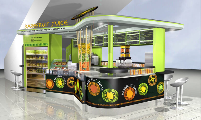 Juice Bar Tradebooth Design Ideas