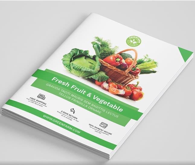 Organic Farm Brochure Design Ideas