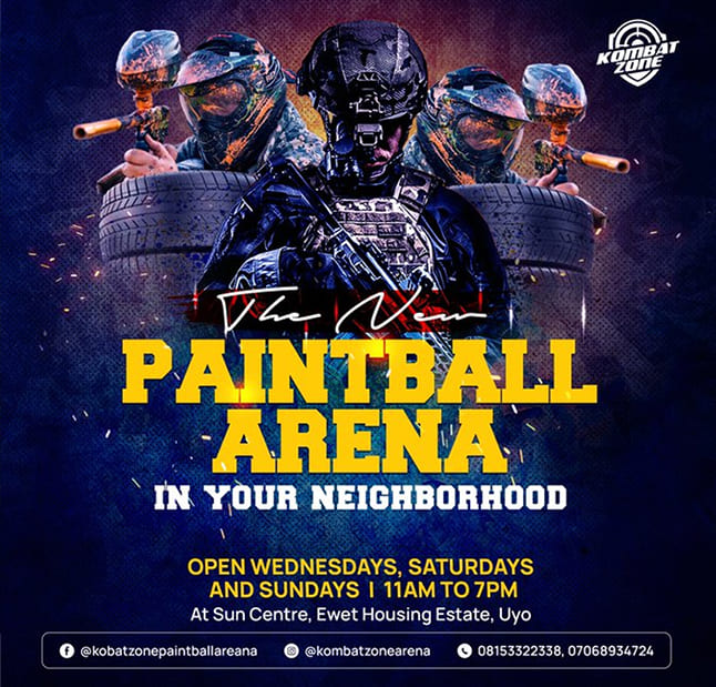 Paintball Arena Poster Design Ideas
