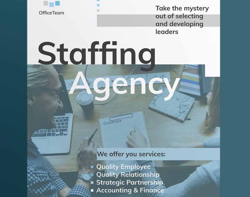 Staffing Agency Poster Design Ideas
