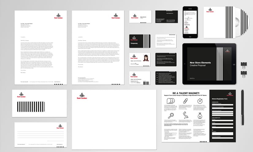 Shoes Brand or Reseller Business Stationary Design Ideas
