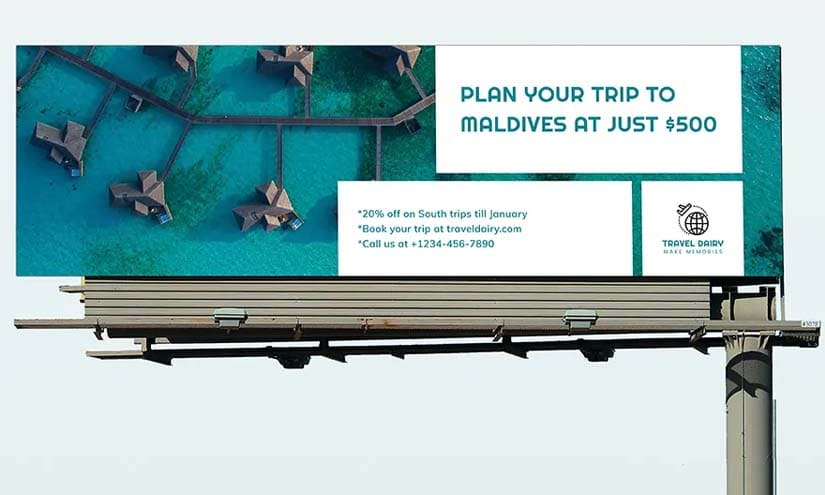 Travel Agency Billboard Design Ideas