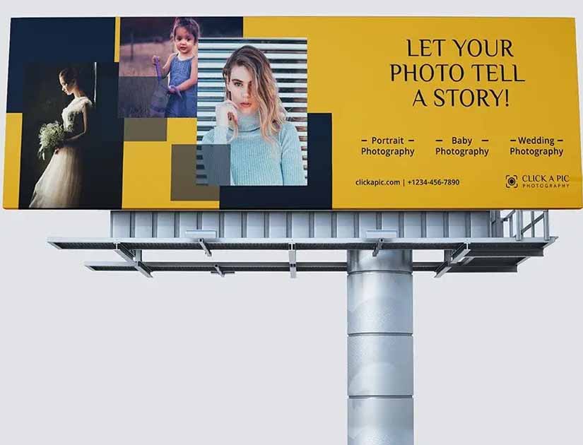 Wedding Photography Billboard Design Ideas