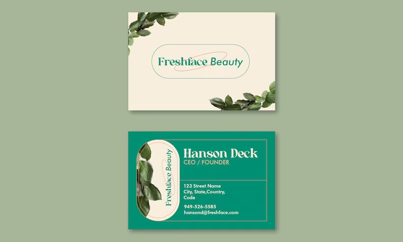 Natural Skincare Products Small business Mockup