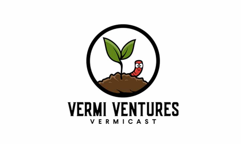 Earth Worm Farming Business Logo Design Ideas