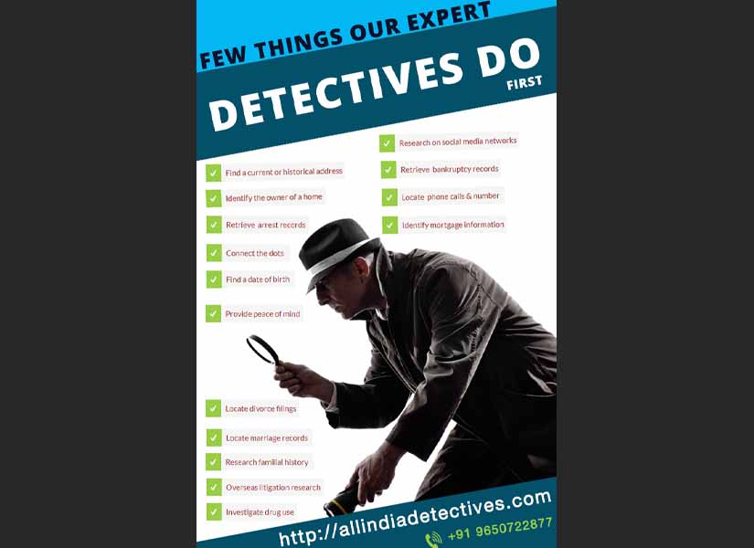 Private Investigation Agency Service List Design Ideas