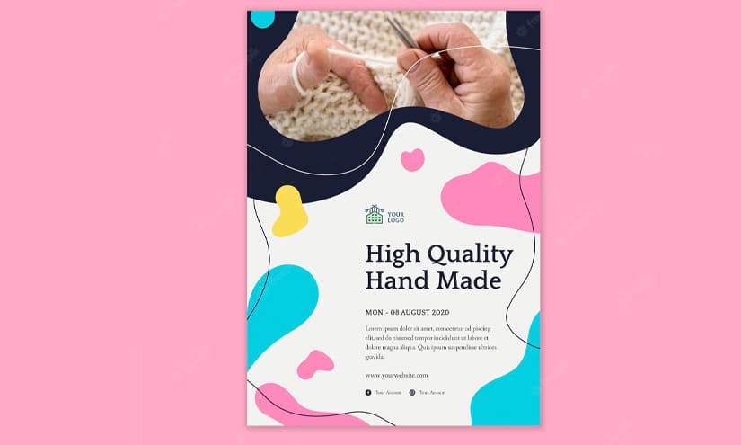 Handmade Product Business Poster Design Ideas