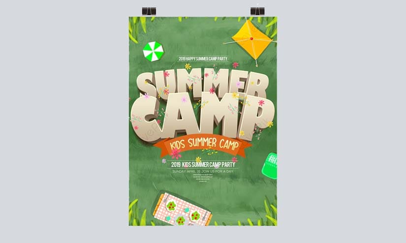 Kids Camp Business Poster Design Ideas