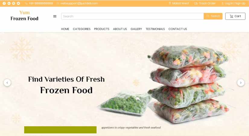 Frozen Food Business Digital Marketing Ideas