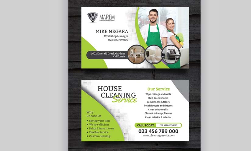 Cleaning Business Branding Ideas Mockup