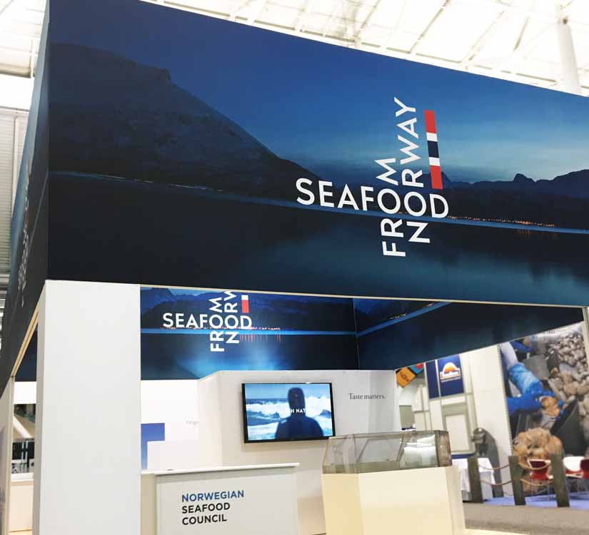 Sea Food Tradebooth Design Ideas