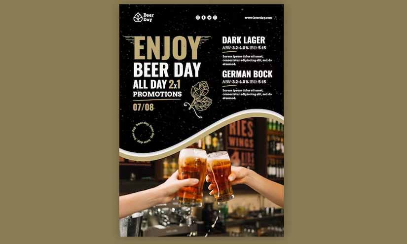 Microbrewery Business Poster Design Ideas
