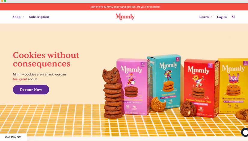 Homemade Snacks & Cookies Digital Marketing Ideas