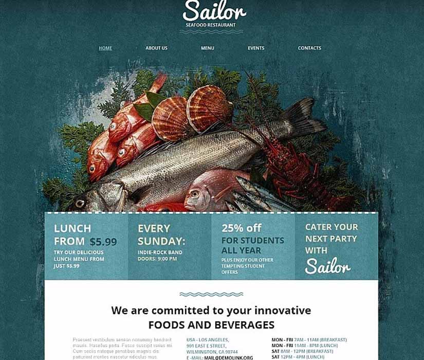 Sea Food Digital Marketing Ideas